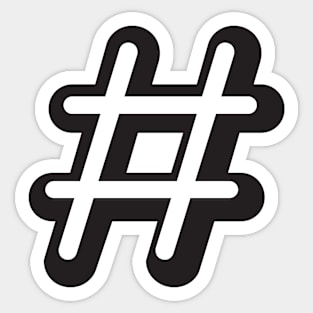 # Hashtag Sticker